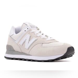 New Balance Women's Sneakers in Cream and White